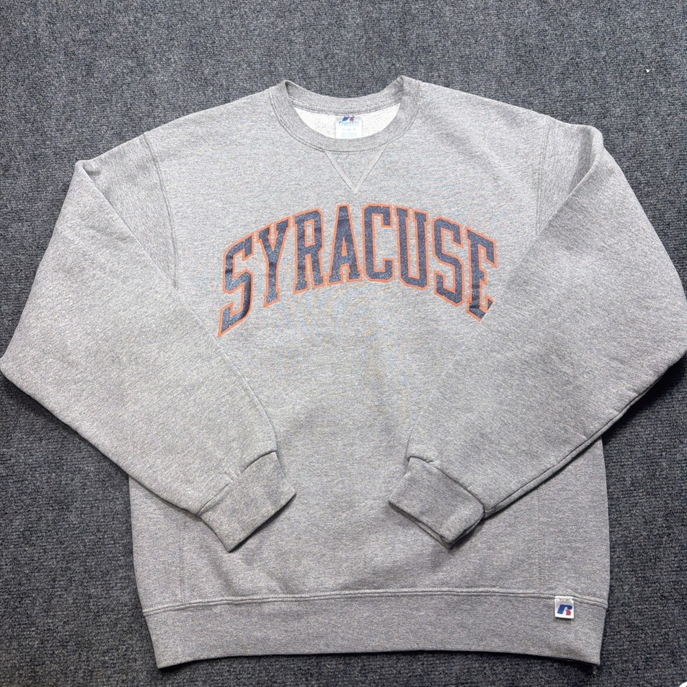 Syracuse Vintage Russell Athletic Crewneck 90s Men's Medium College Sweatshirt